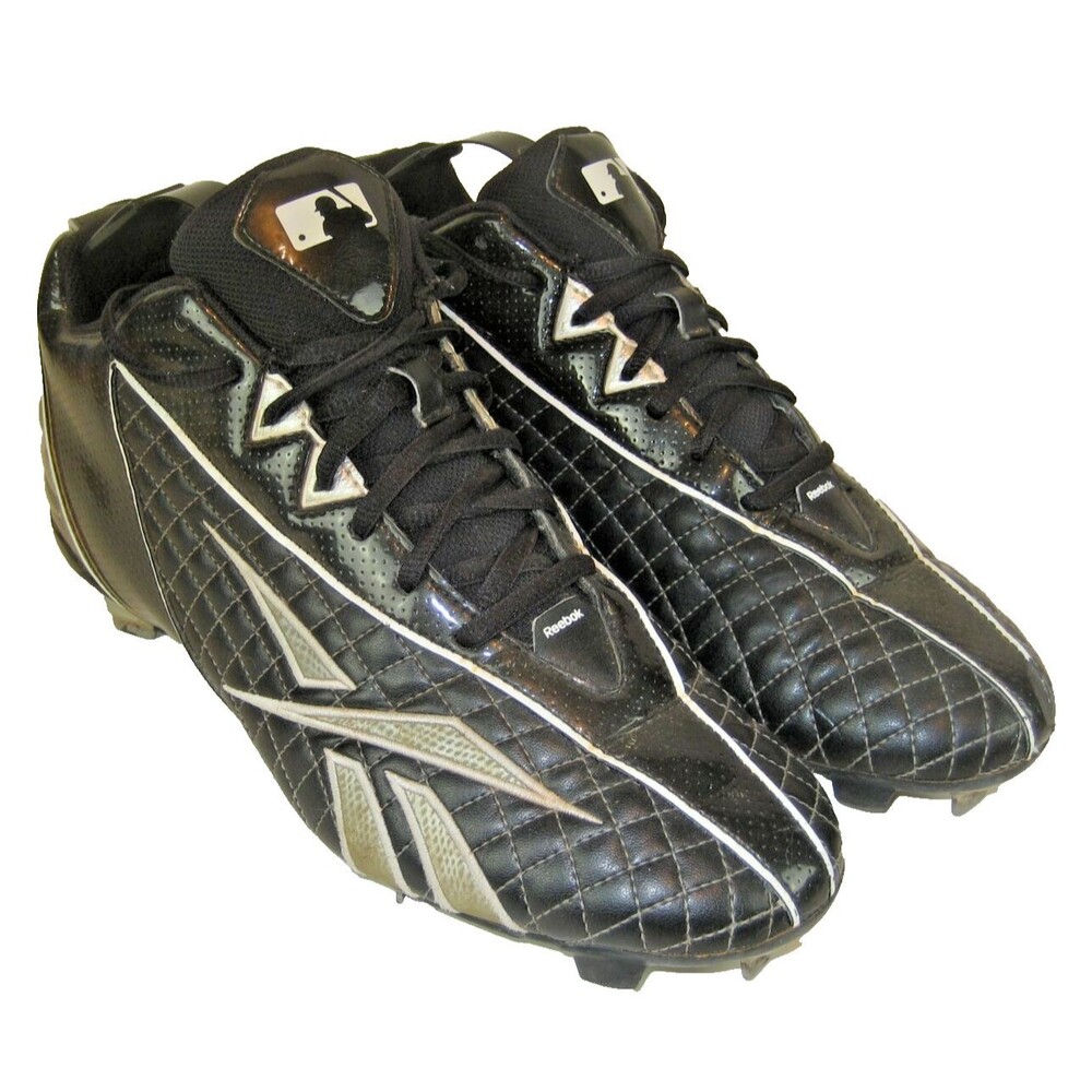 Mens REEBOK Authentic Collection Hardlink Baseball Softball Steel Cleats - sz 9